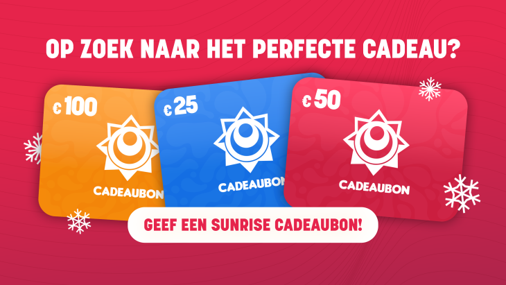 Sunrise Cadeaubonnen Sunrise Cadeaubonnen