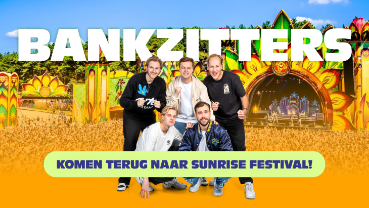 Bankzitters komen naar Sunrise Festival 2026!
