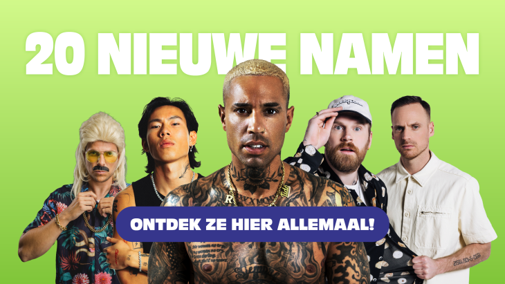 20 nieuwe namen voor Sunrise Festival!
